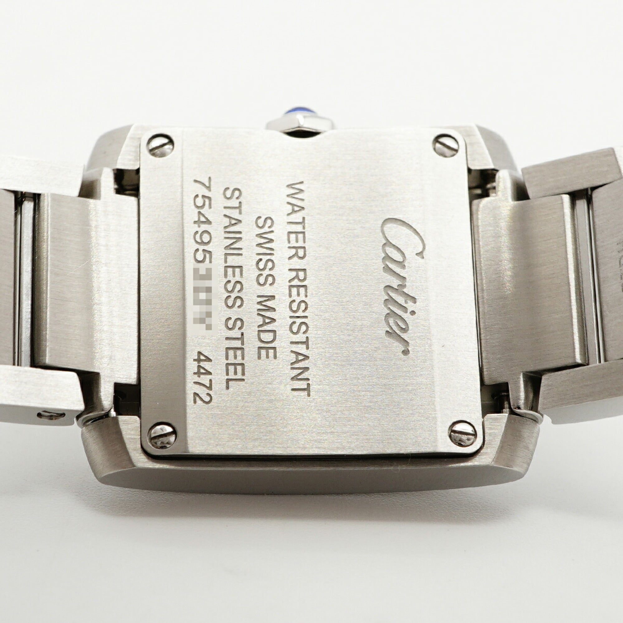 Cartier Tank Française SM WSTA0065 Damenuhr mit Silber Zifferblatt