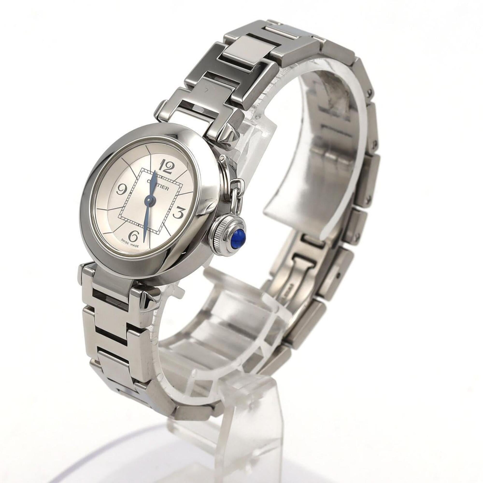 Cartier Miss Pasha W3140007 Silver Dial 27mm Watch