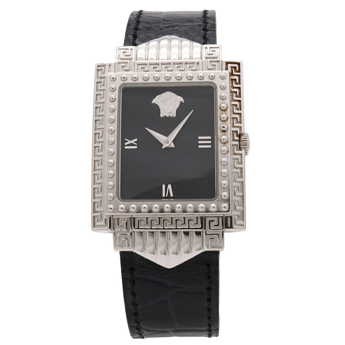 Versace Medusa Schwarz Zifferblatt 27 mm Uhr