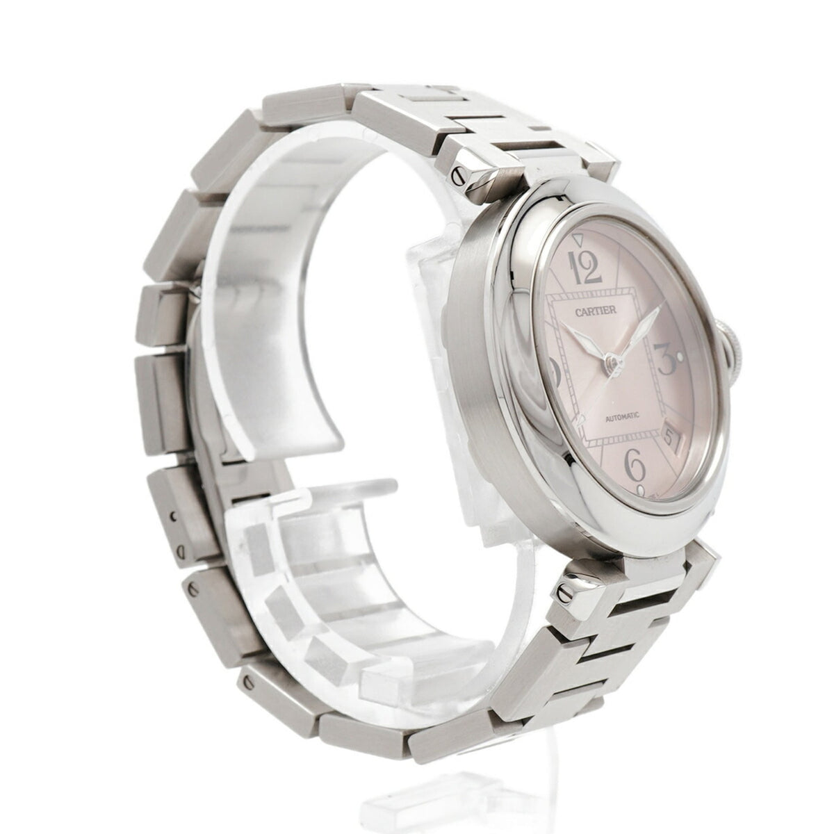 Cartier Pasha C W31075M7 Pink Dial 35mm Watch