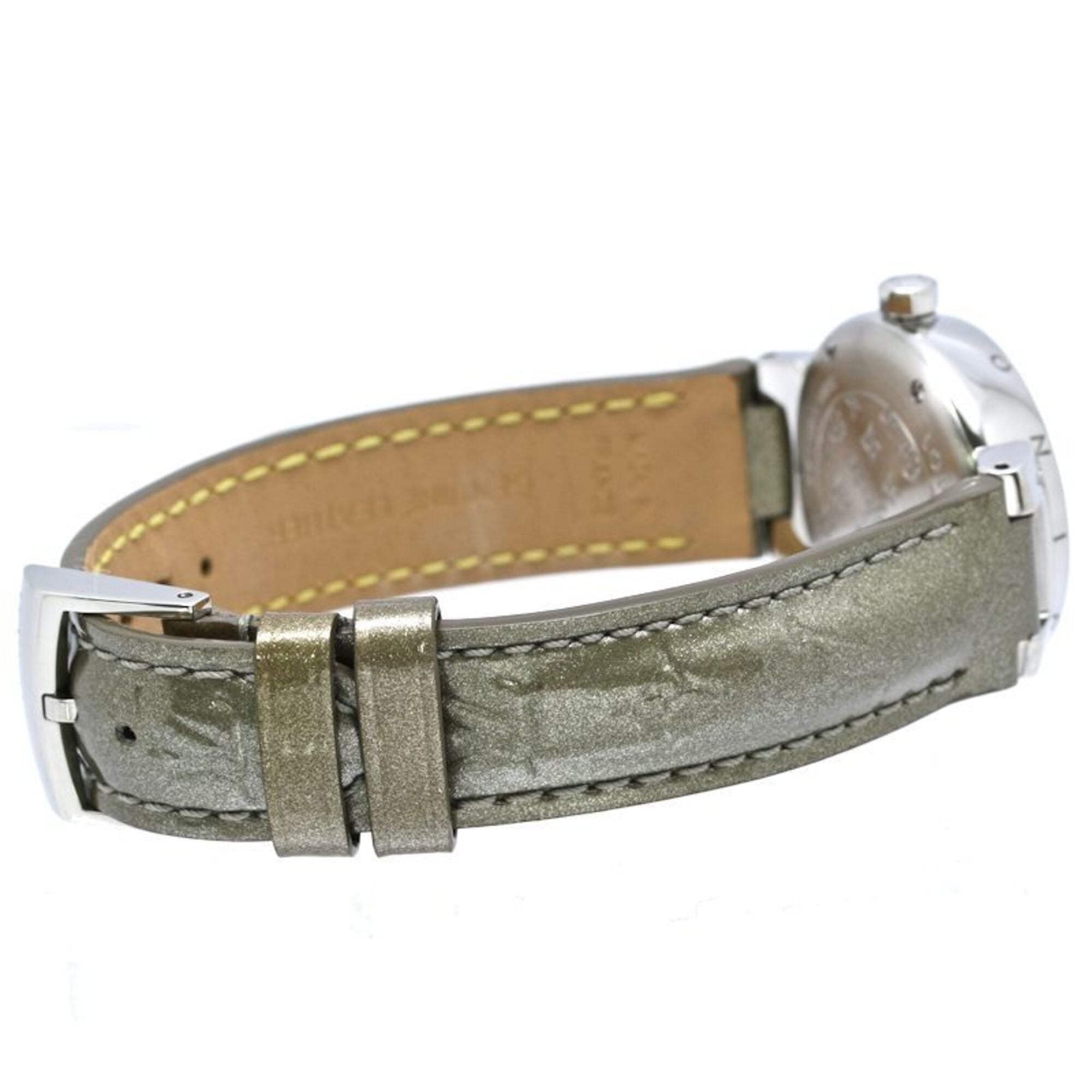 LOUIS VUITTON Tambour Disc PM Diamond Q12MU0 Wo 40564