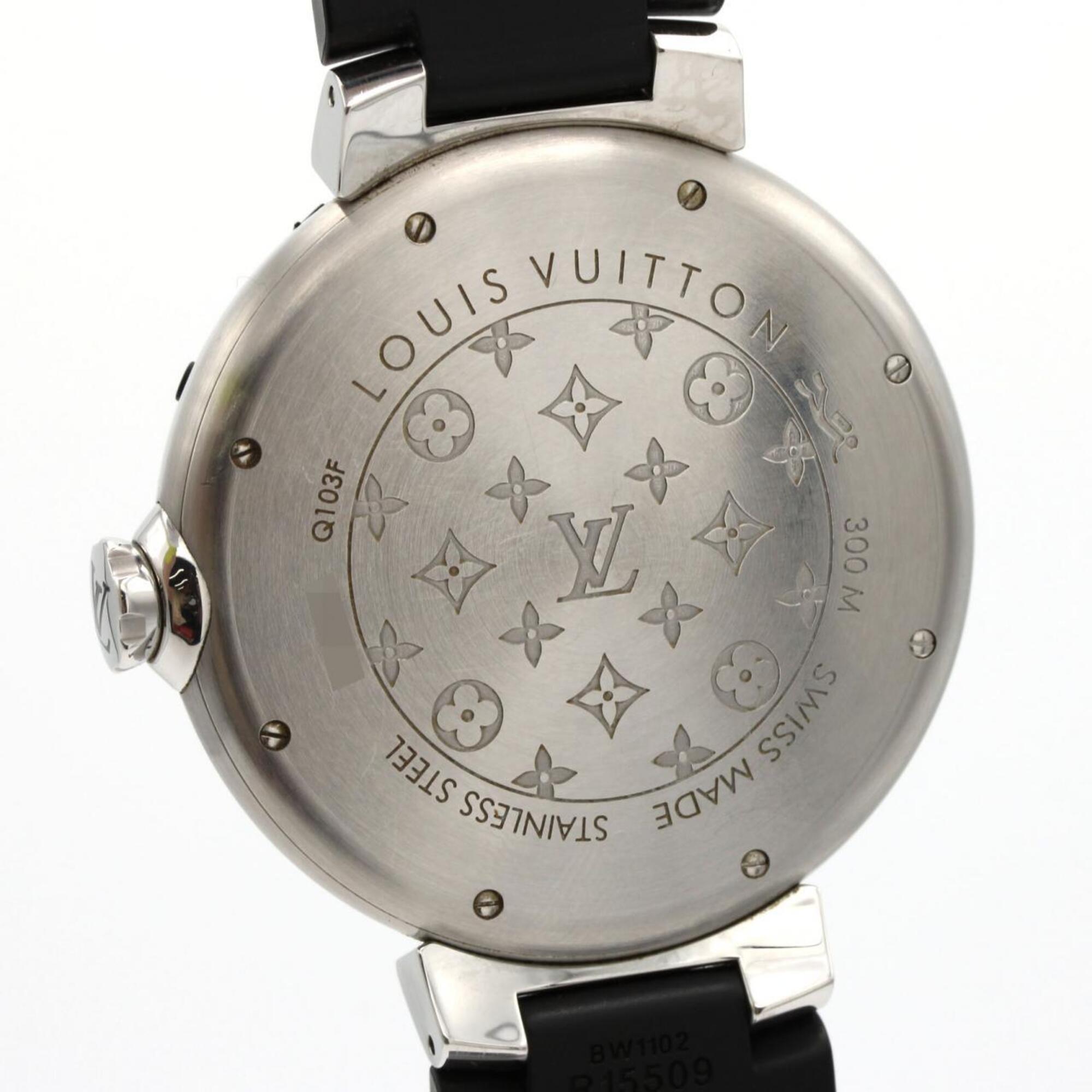 Louis Vuitton Tambour Diving Blue Q103F Blue Dial 44mm Watch