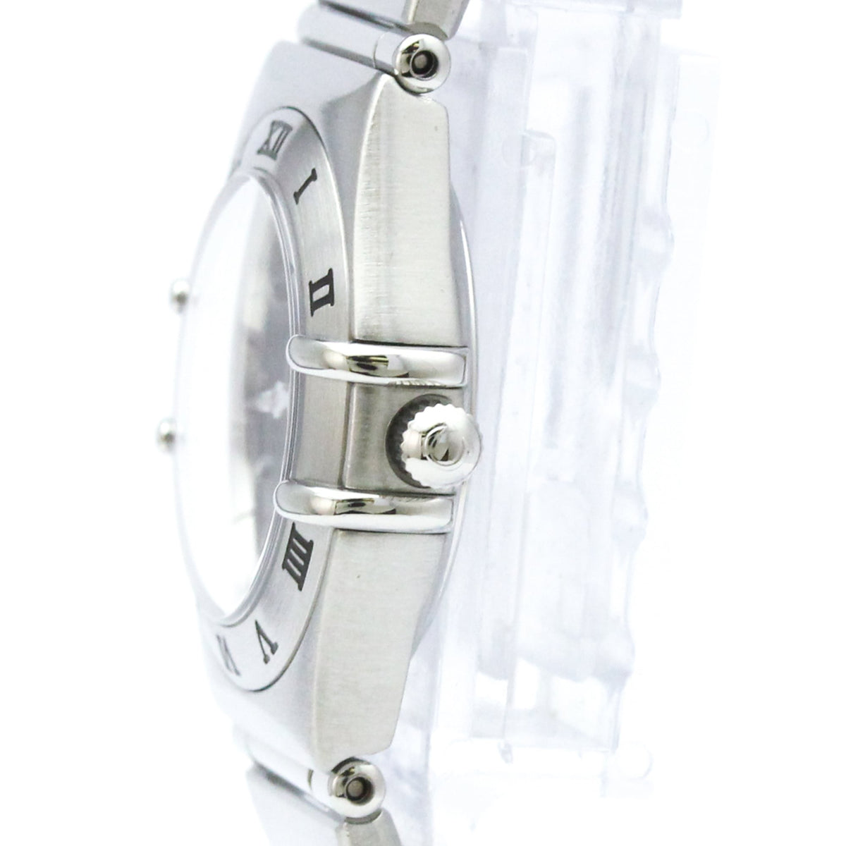Omega Constellation 1562.4, graues Zifferblatt, 22 mm Uhr