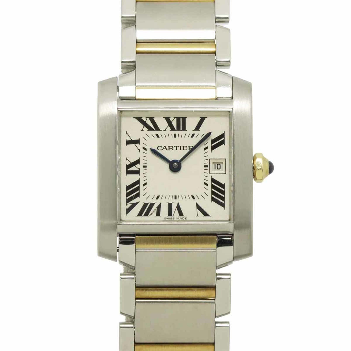 Cartier Tank Française MM W51012Q4 Ivory Dial 25mm Watch