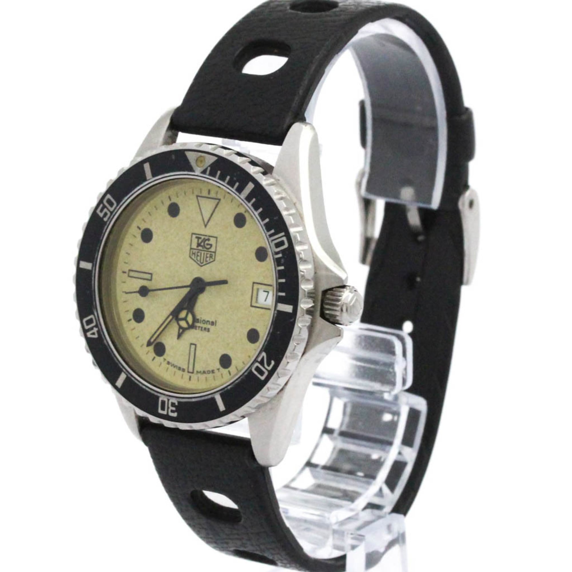 TAG HEUER Professional 1000 Steel Quartz Mens Watch 980.113 Vintage
