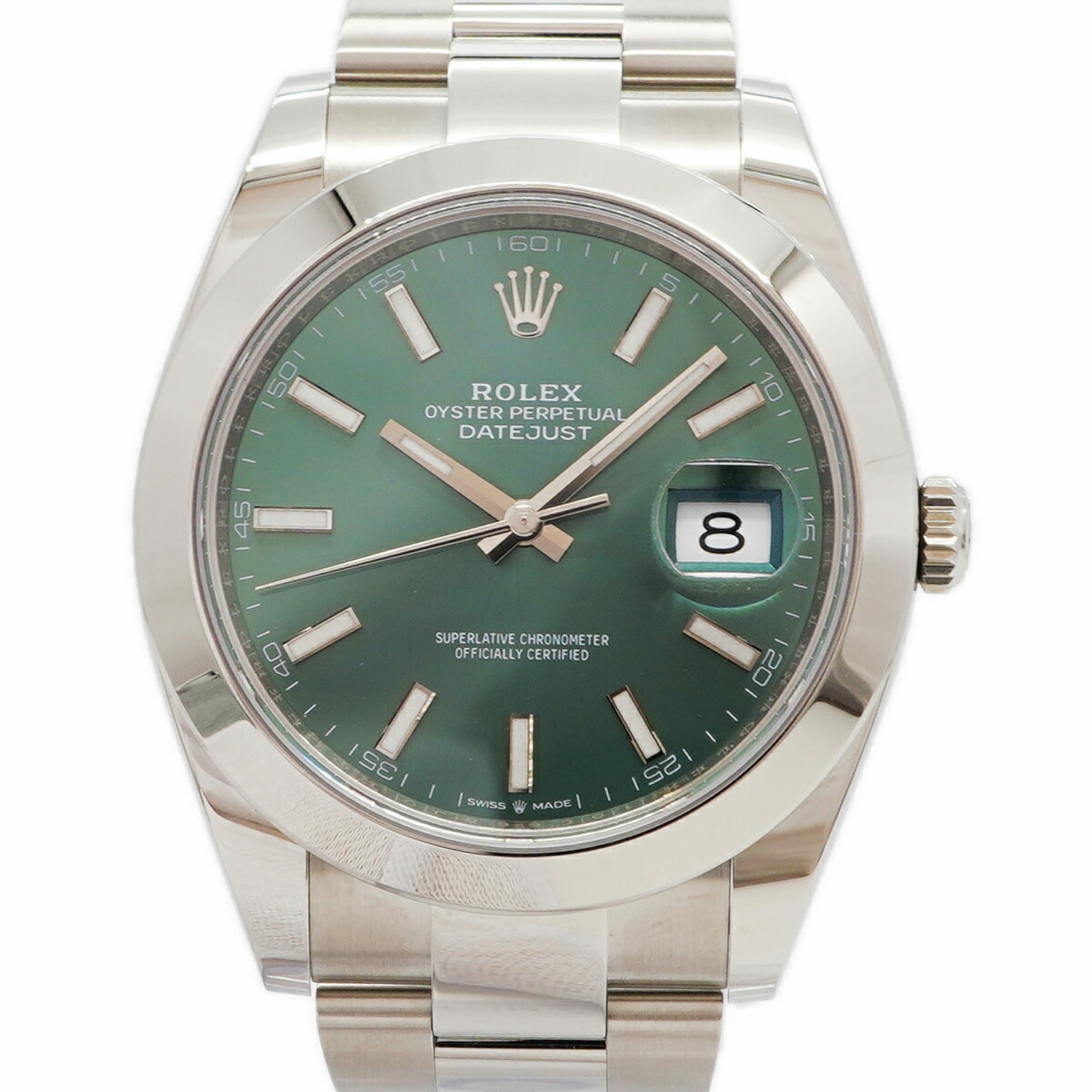 Rolex Datejust 41 126300 Green Dial Men's Watch