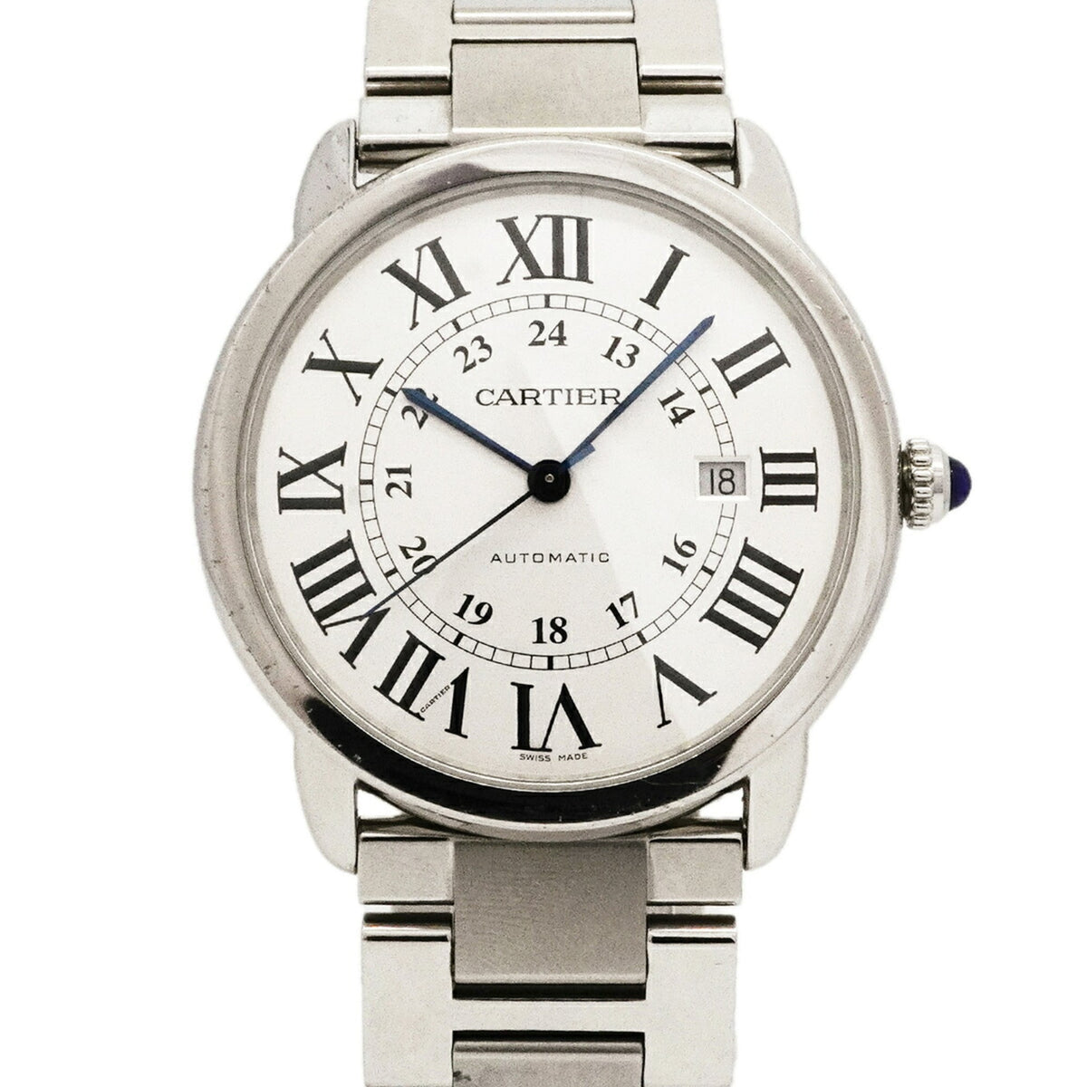 Cartier Ronde Solo XL W6701011 Silver Dial 42mm Watch