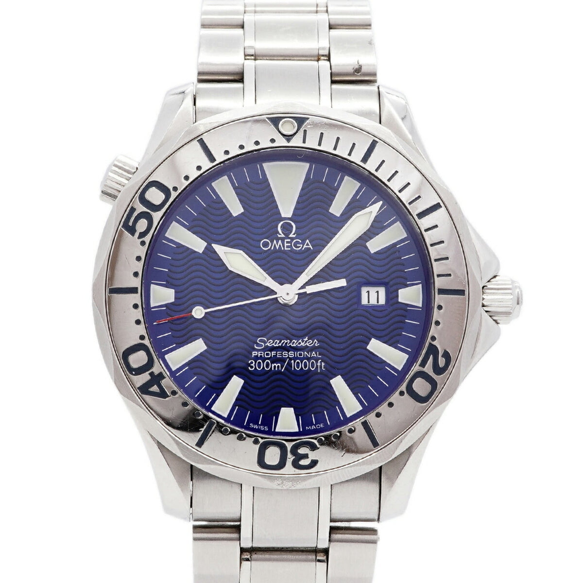 Montre Omega Seamaster Professional 2265.8 à cadran bleu, 41 mm