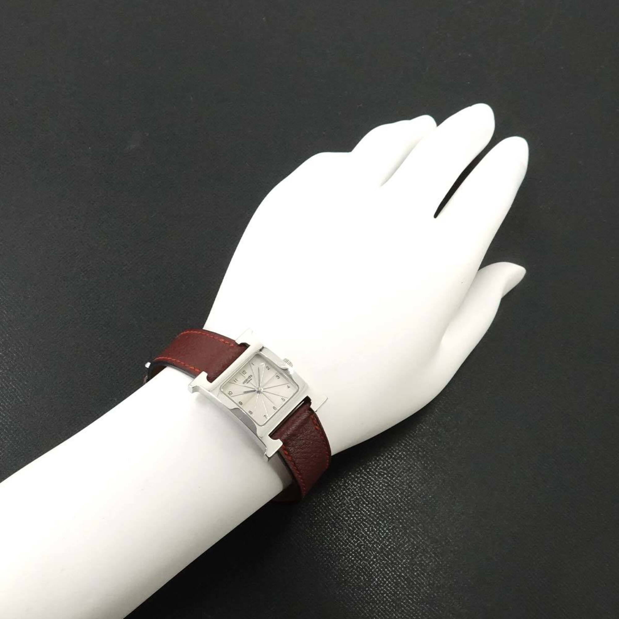 Hermes H- Silver Dial 21mm Watch