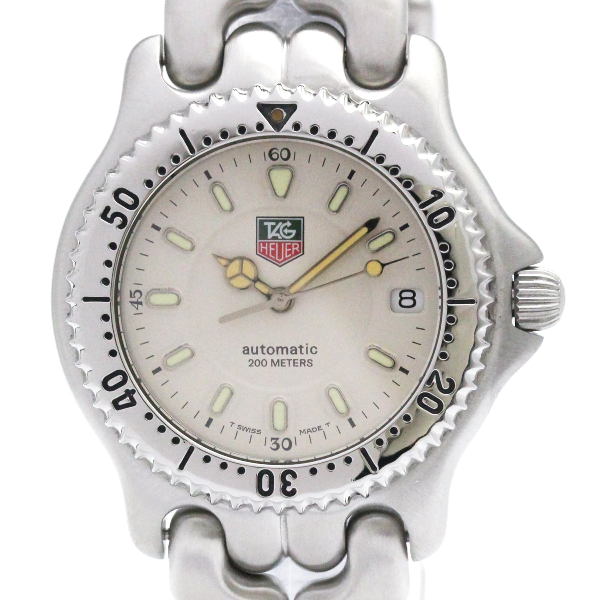 TAG Heuer Sel S89.706 Silber Zifferblatt 38 mm Uhr