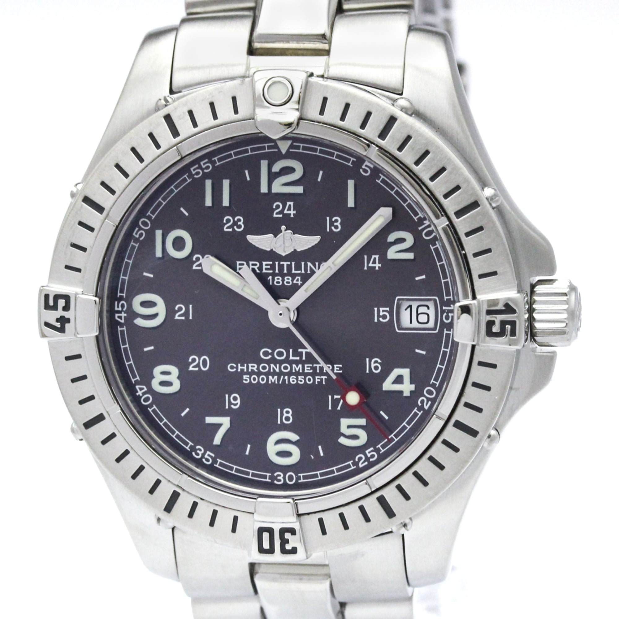 BREITLING Colt Stainless Steel Quartz Mens A74350