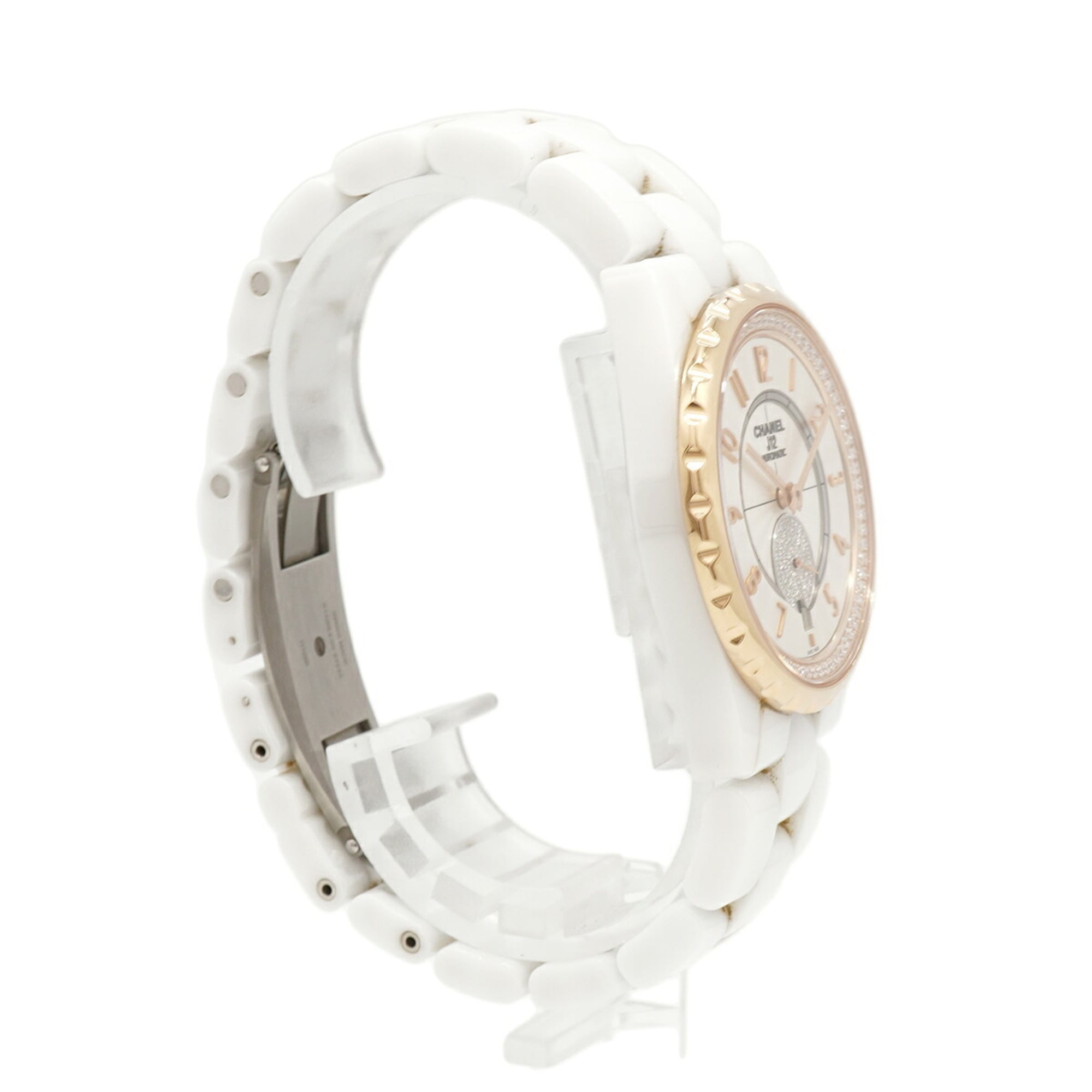 Montre Chanel J12-365 Diamond H3843 Blanc, cadran de 37 mm