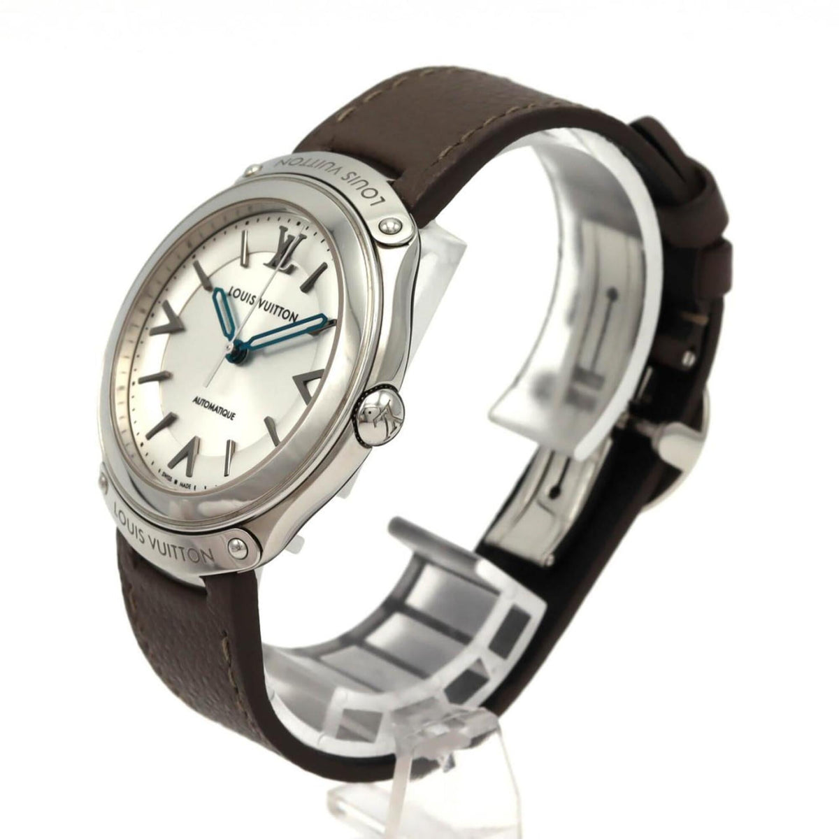 Louis Vuitton Fifty-Five Q6G20 Silver Dial 36mm Watch
