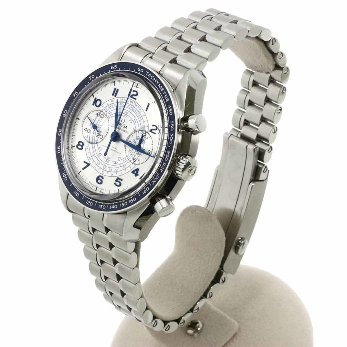 Omega Speedmaster Chronoscope Co-Axial Master Chronometer 329 30 43 51 02 001 Horloge met zilveren wijzerplaat, 43 mm