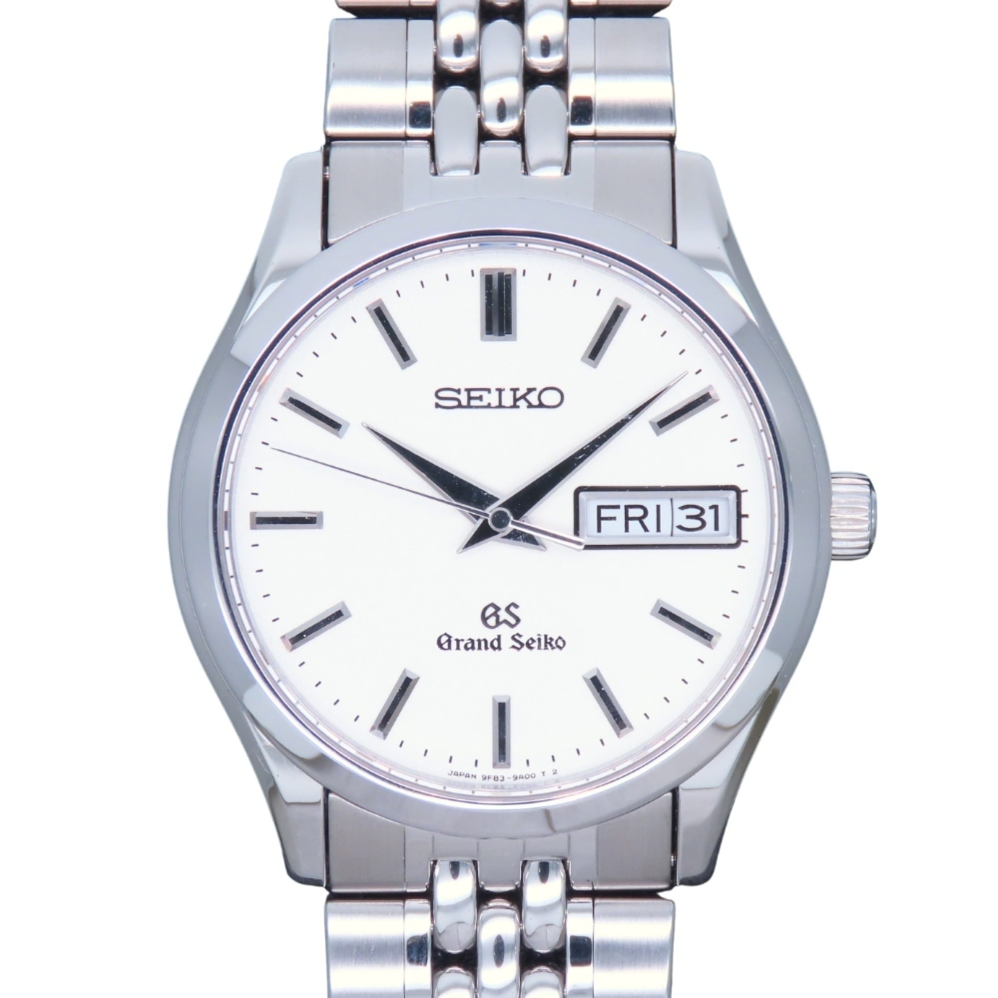 Montre Grand Seiko Seiko Grand 9F83-9A00 argentée, Blanc, cadran de 35 mm
