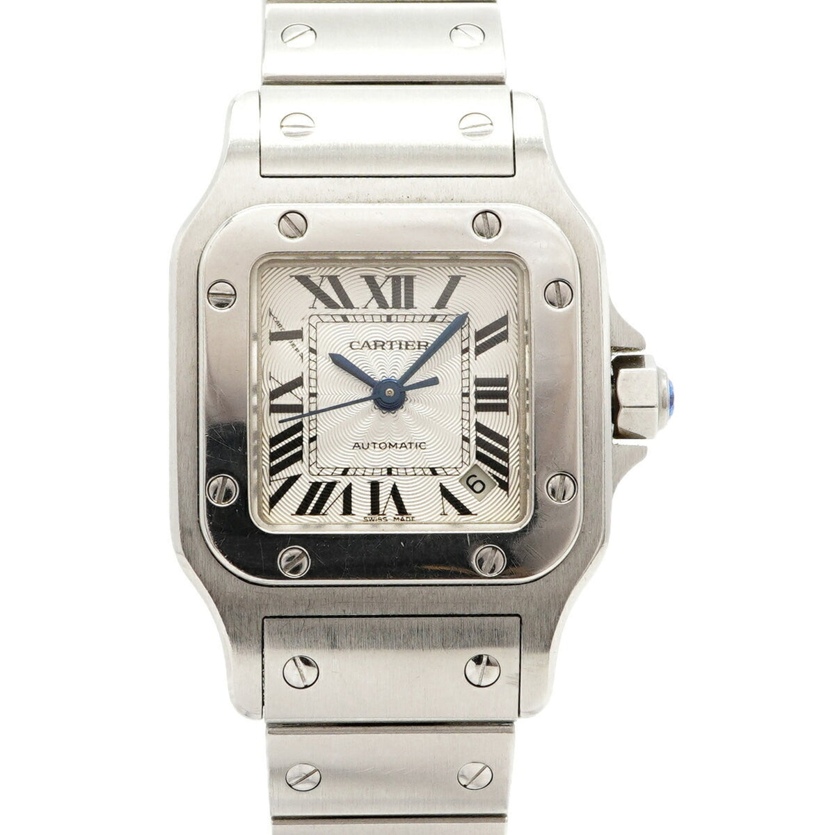 Cartier Santos Galbee SM W20054D6 Silver Dial Women display picture 3