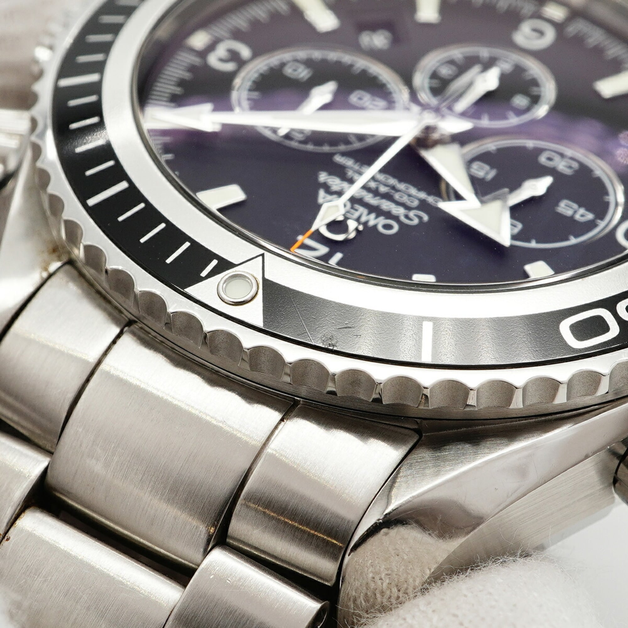 Omega Seamaster Planet Ocean 2210.50 Herrenuhr Schwarz Zifferblatt