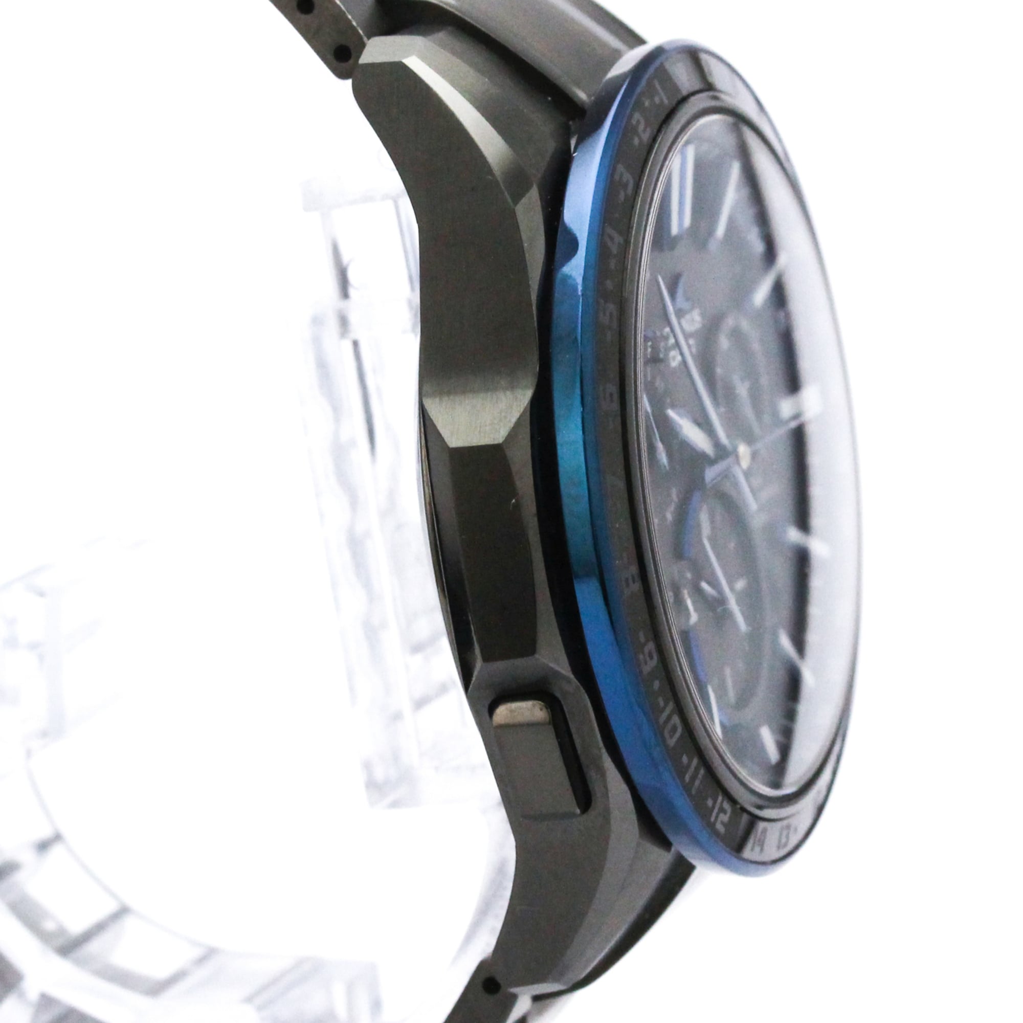 CASIO Oceanus GPS-Uhr mit Funkuhrzeit, Solarantrieb und Titangehäuse OCW-G1200B-1AJF