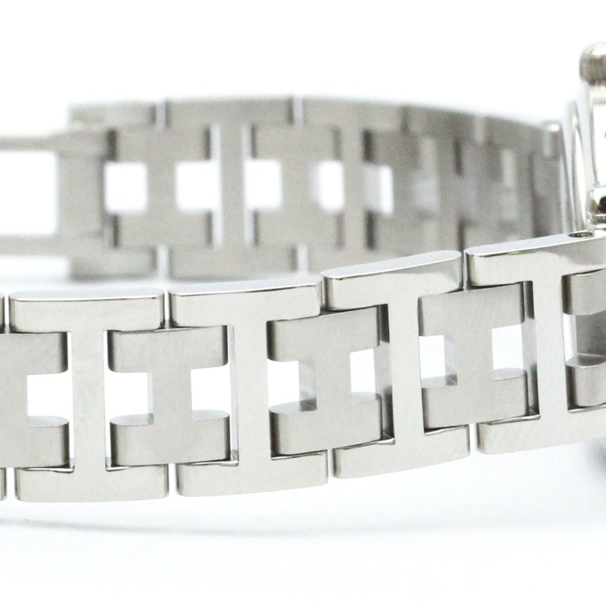 Hermes Clipper Quarz-Damen-Eleganzuhr aus Edelstahl CL4.210
