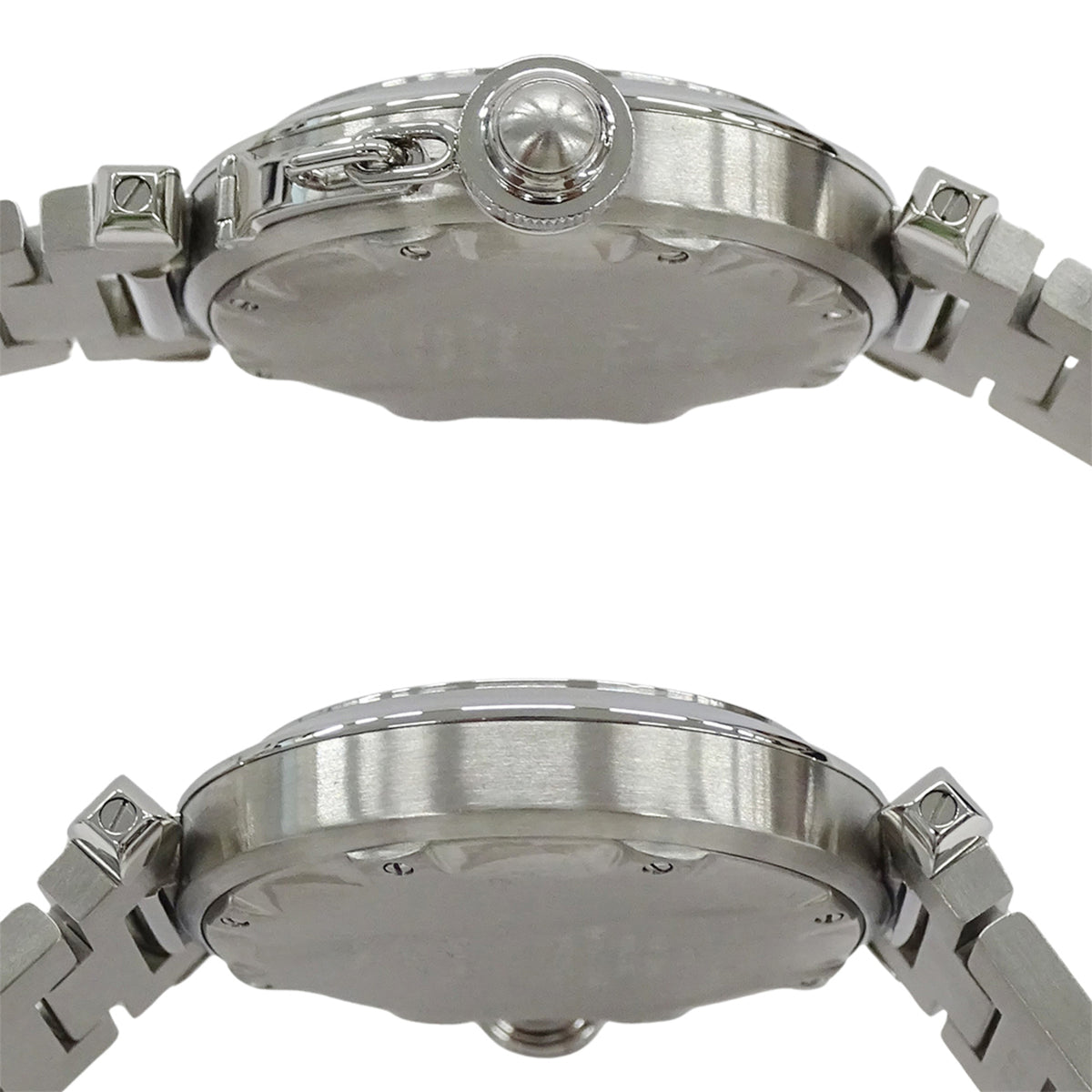 Cartier Pasha C Datum W31015M7 Weiß Zifferblatt 35 mm Uhr