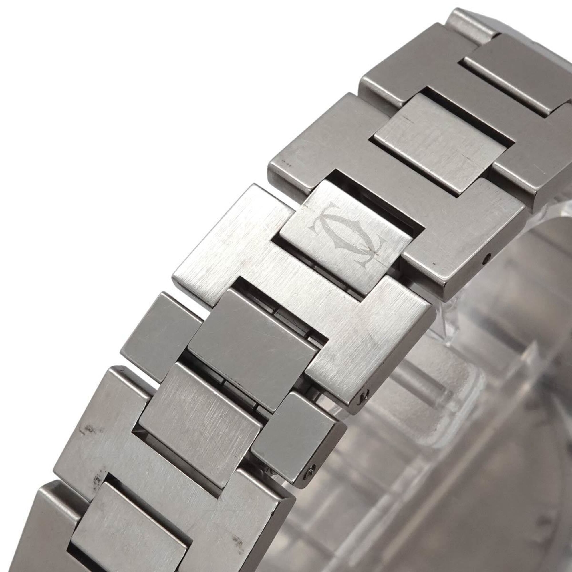 Cartier Pasha C Meridian GMT W31078M7 Boys' Date Silver Automatic Movement