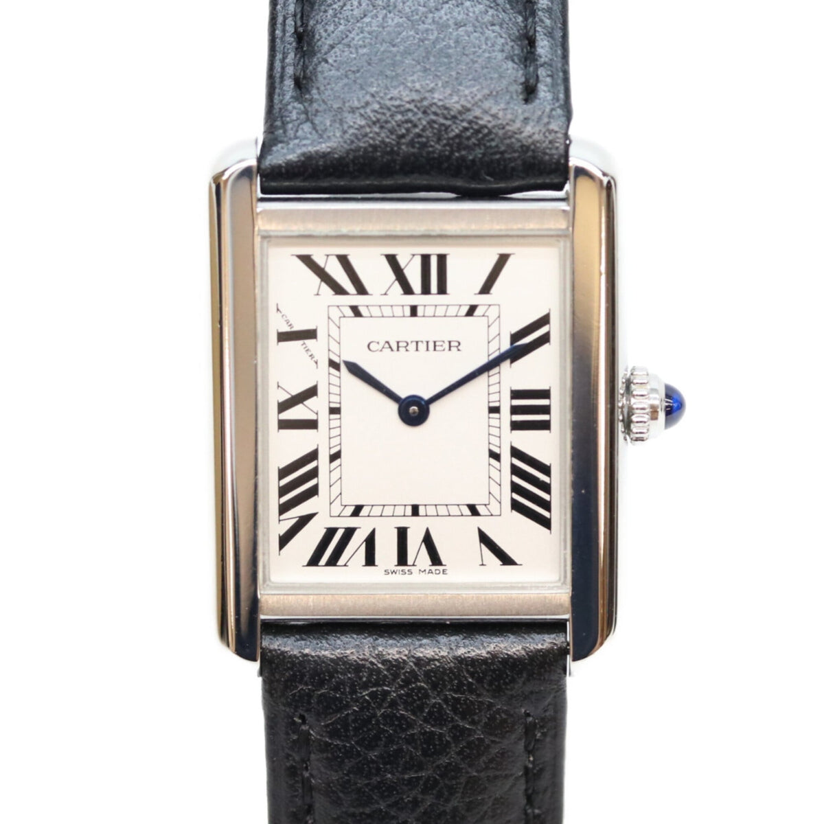 Cartier Tank Solo SM Silber Zifferblatt 23 mm Uhr