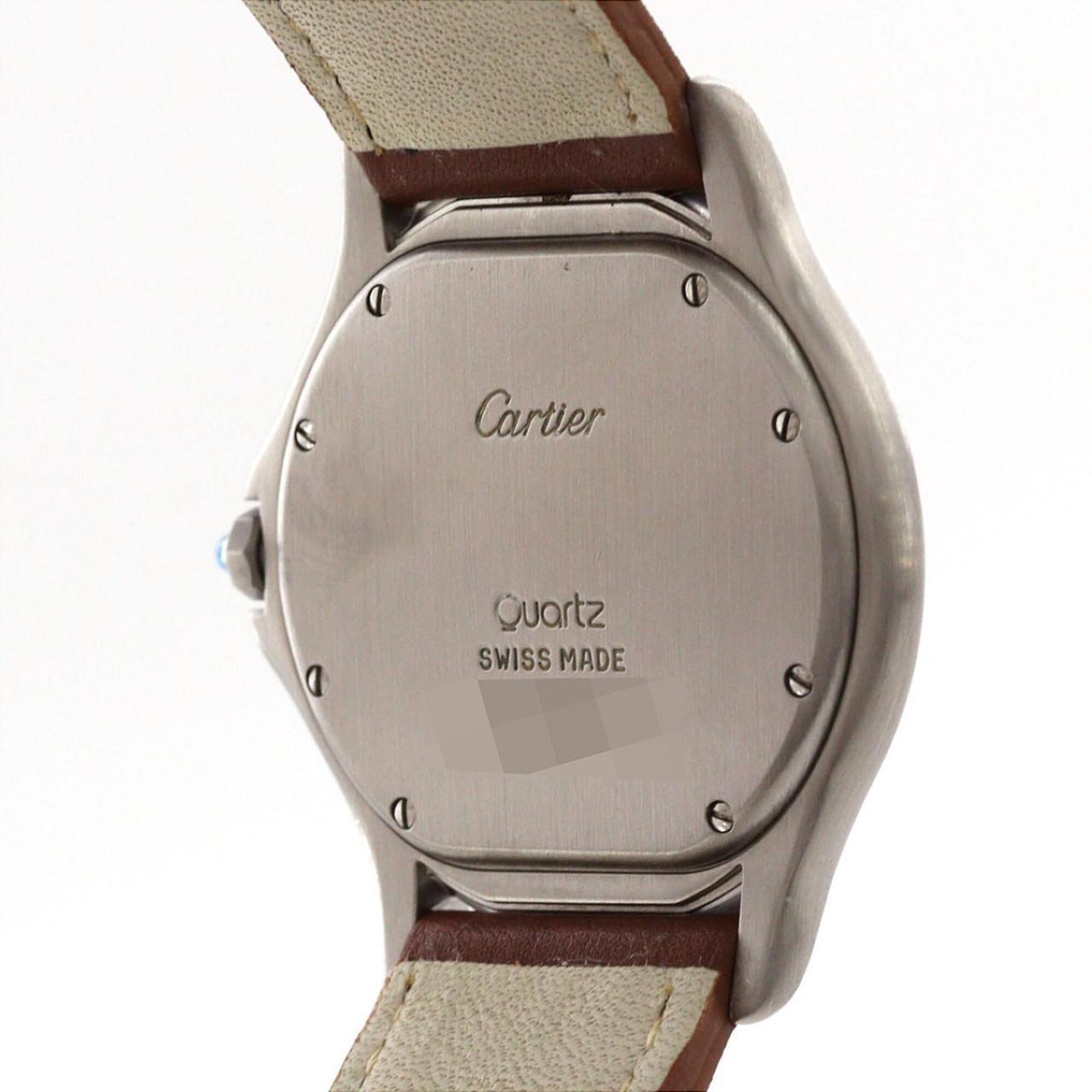 Cartier Panthère Cougar LM W350068A Silver Dial 32mm Watch