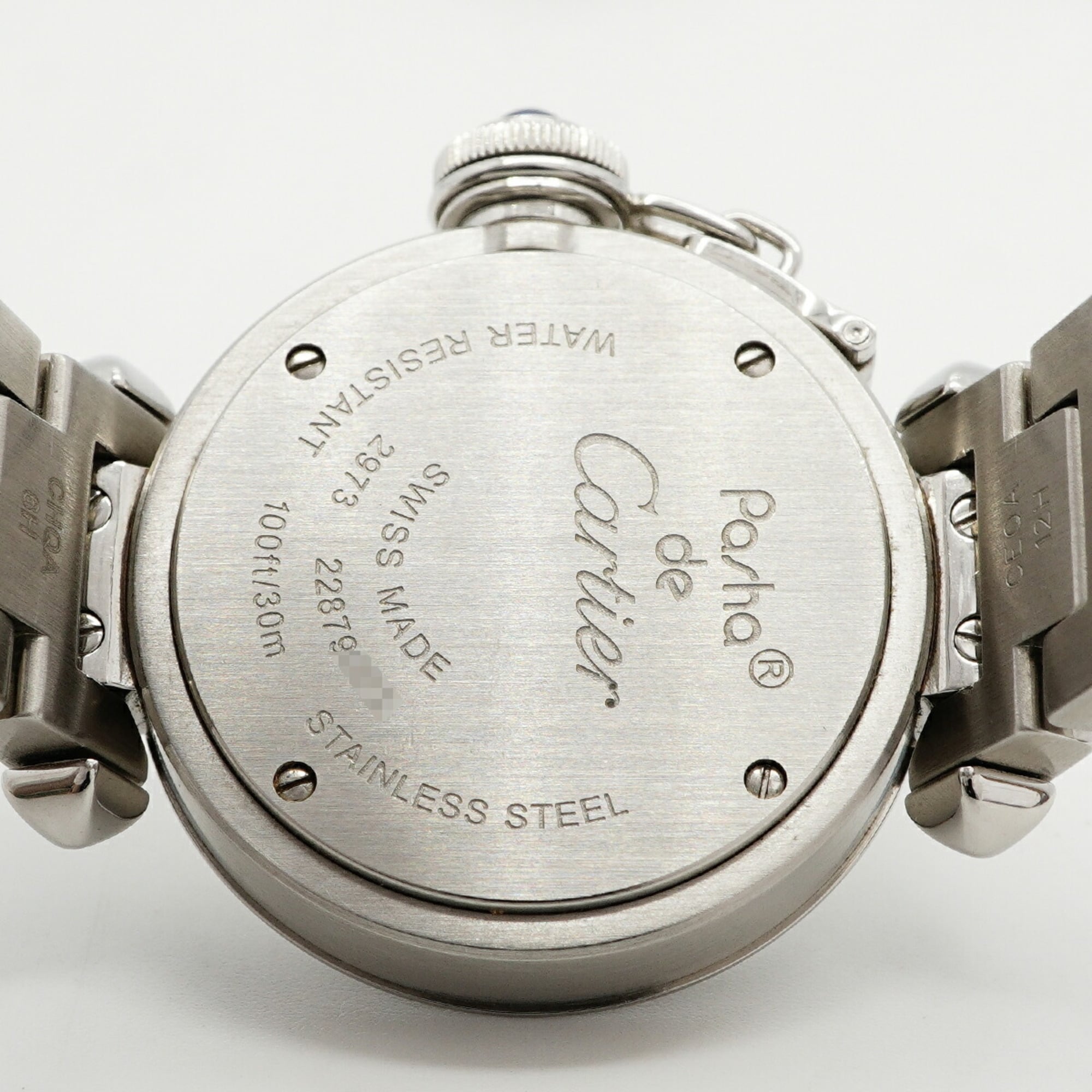 Cartier Miss pasha W3140007 Silver Dial Stainless steel 26mm Watch