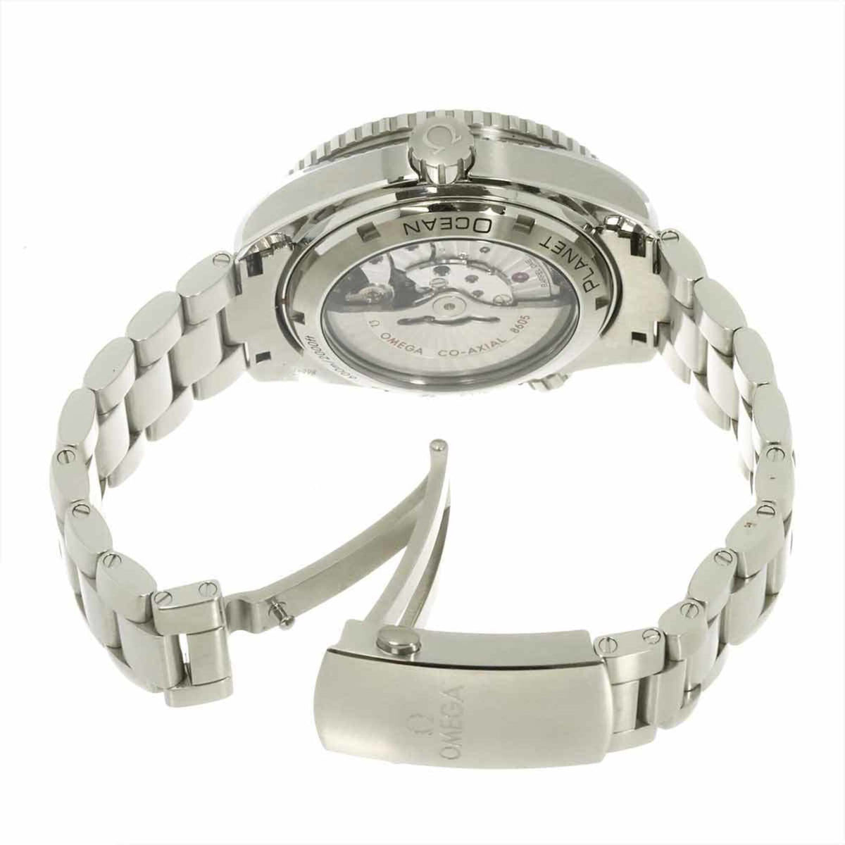 Omega Seamaster Planet Ocean 600M Co-Axial GMT 232 30 44 22 01 002 Horloge met zwarte wijzerplaat, 44 mm
