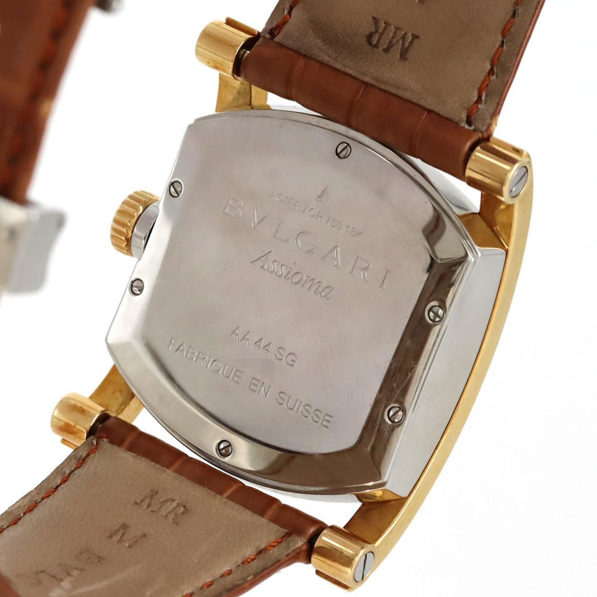 Montre Automatique Bvlgari Assioma YG Combi AA44SG AA44C6SGLD SSxYG