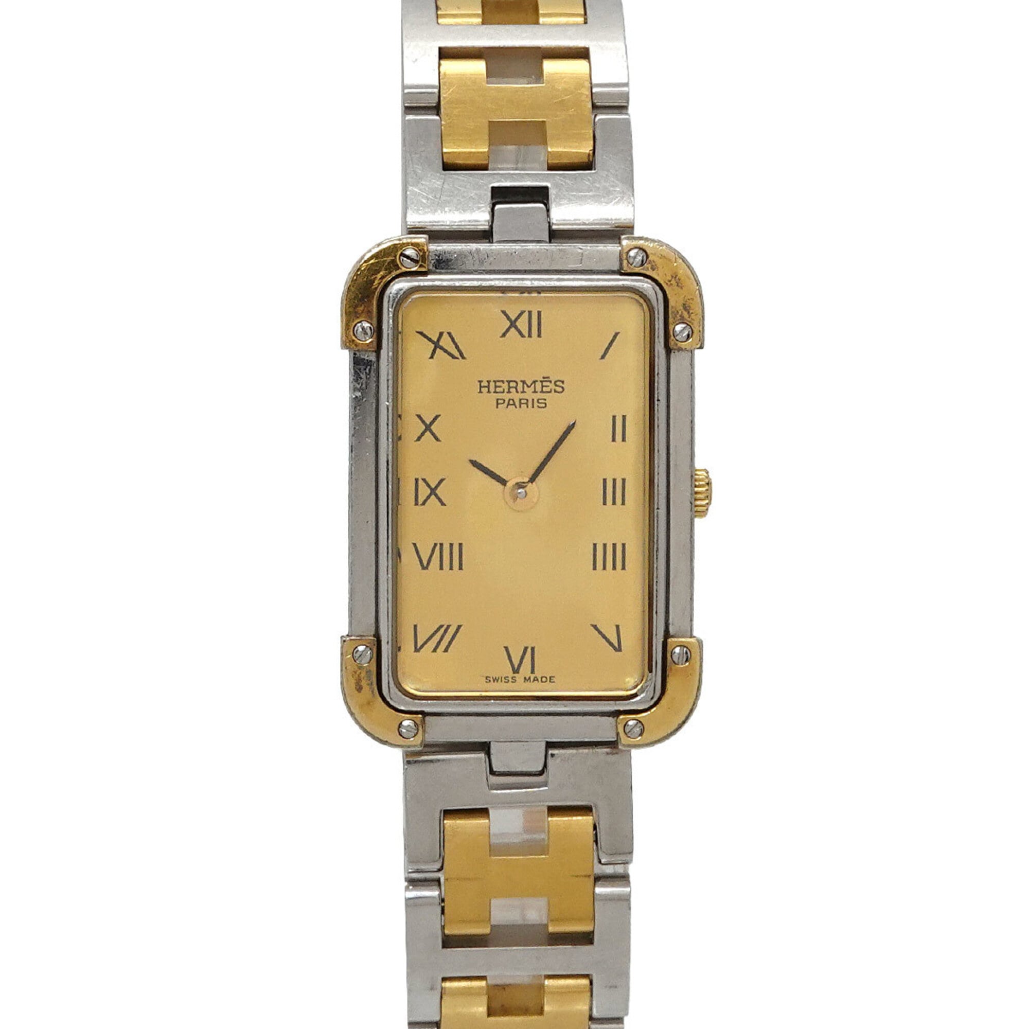 Hermes Croisiere Combination CR1 240 Wo Gold Quartz