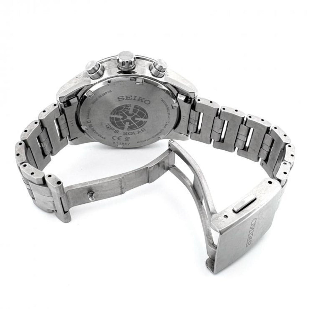 Montre Seiko Astron série 5X GPS SBXC001, cadran bleu, 42 mm
