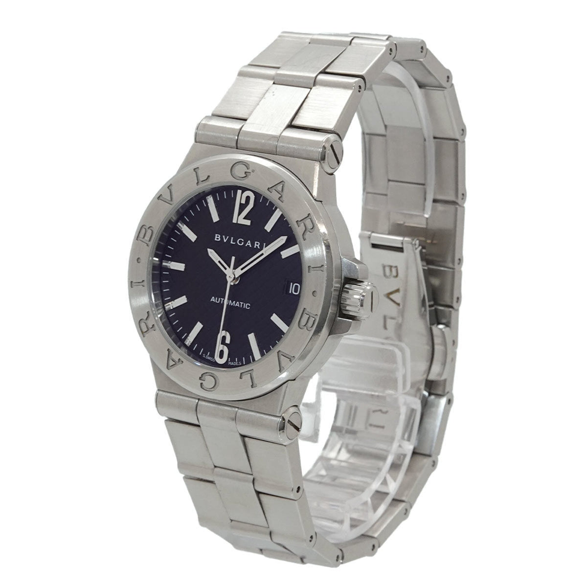 Bvlgari Diagono DG35S Black Dial 36mm Watch