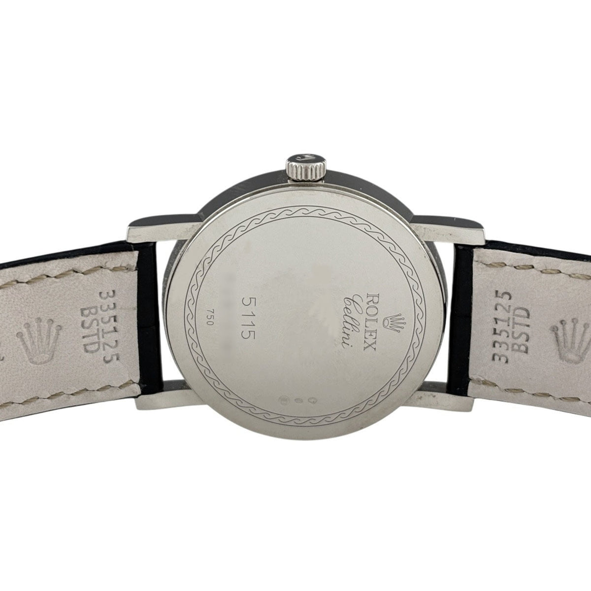 Montre Rolex Cellini 5115/9, cadran argenté, 32 mm