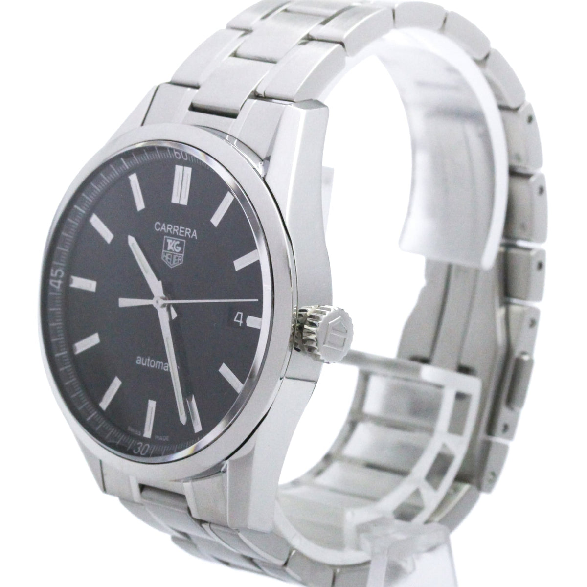 TAG Heuer Carrera WV211B met zwarte wijzerplaat 39mm Horloge