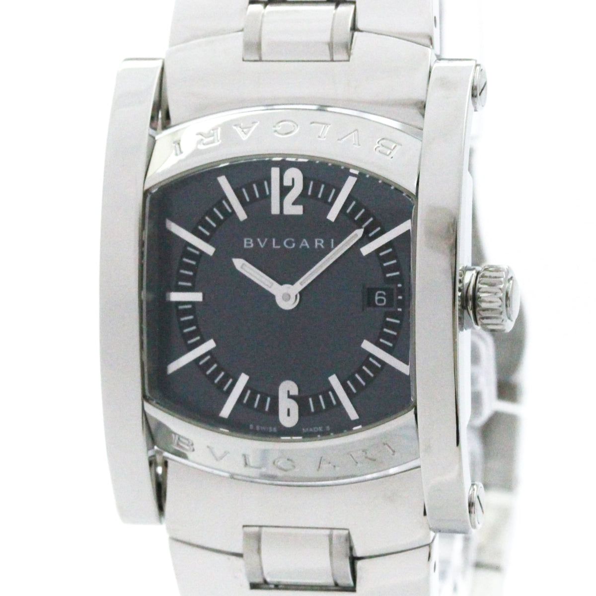 Bvlgari Assioma AA39S met grijze wijzerplaat 39mm Horloge