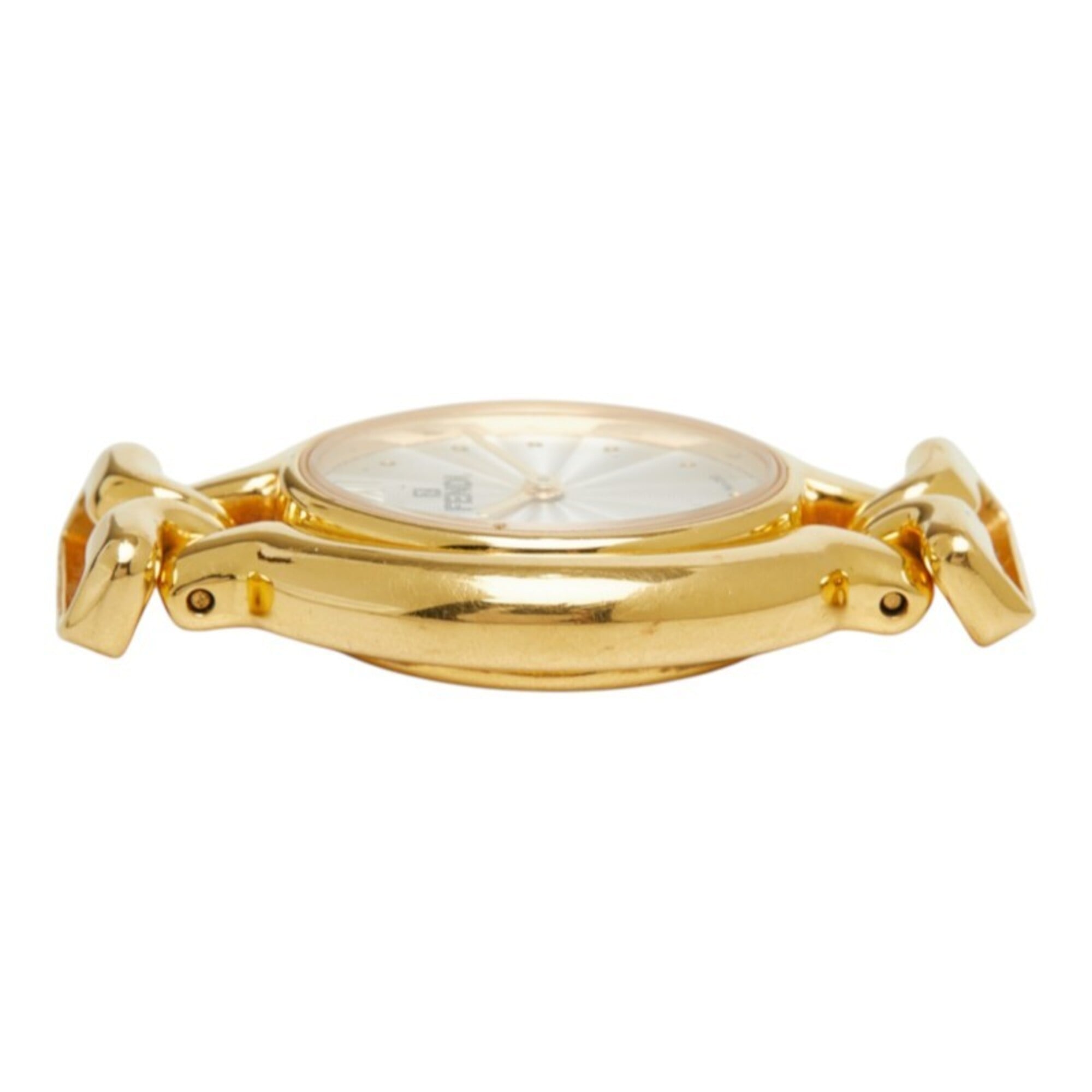 Montre Fendi Chameleon à bracelet interchangeable, 5 couleurs, 640L Blanc, cadran de 24 mm
