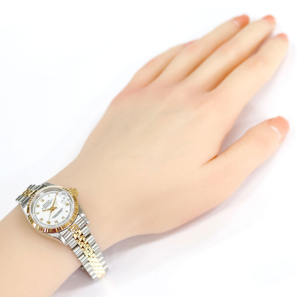 Rolex Datejust Oyster Perpetual 69173 Weiß Zifferblatt 26 mm Uhr