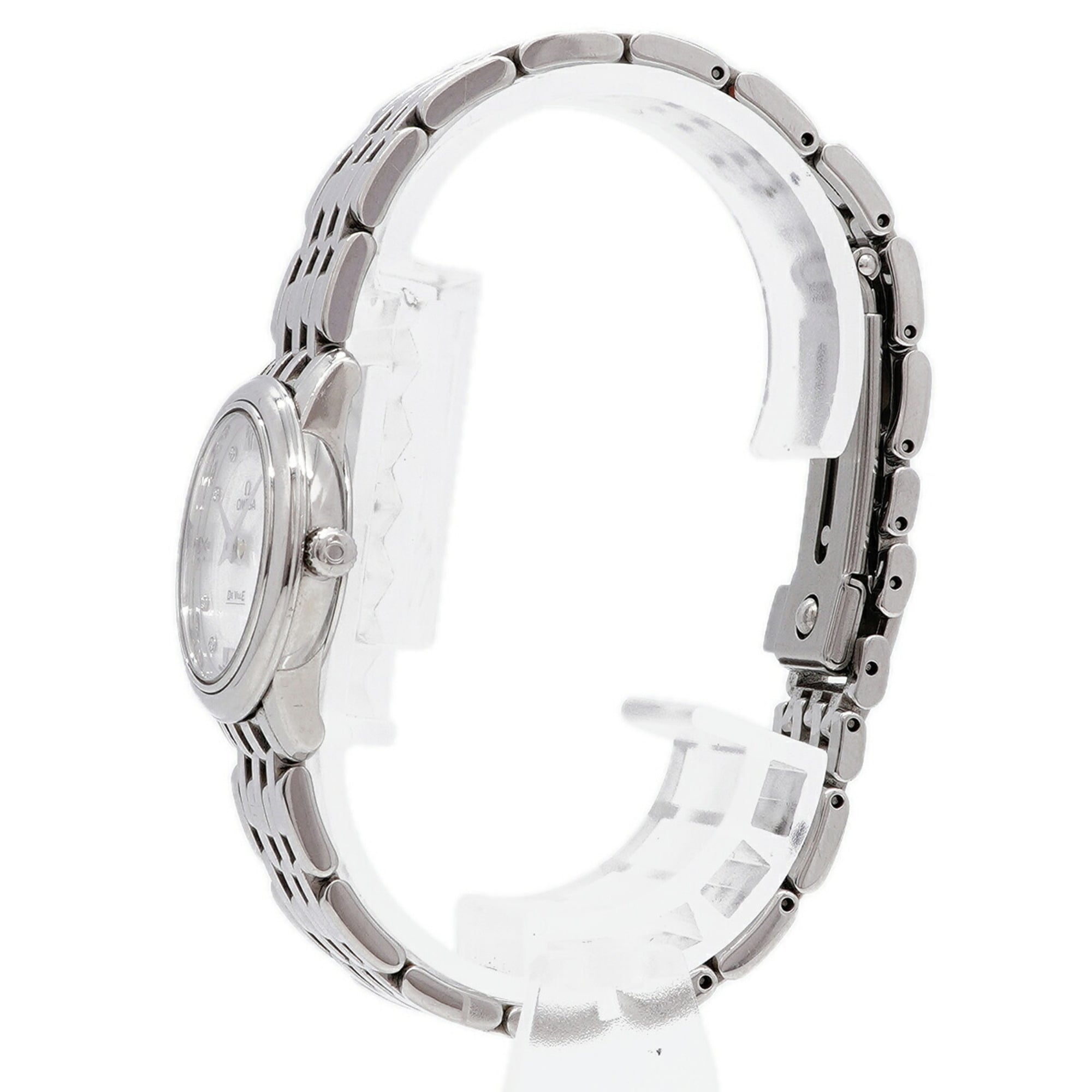 Omega De Ville Prestige 8-Diamond 424.10.24.60.55.001 White Dial 24mm Watch