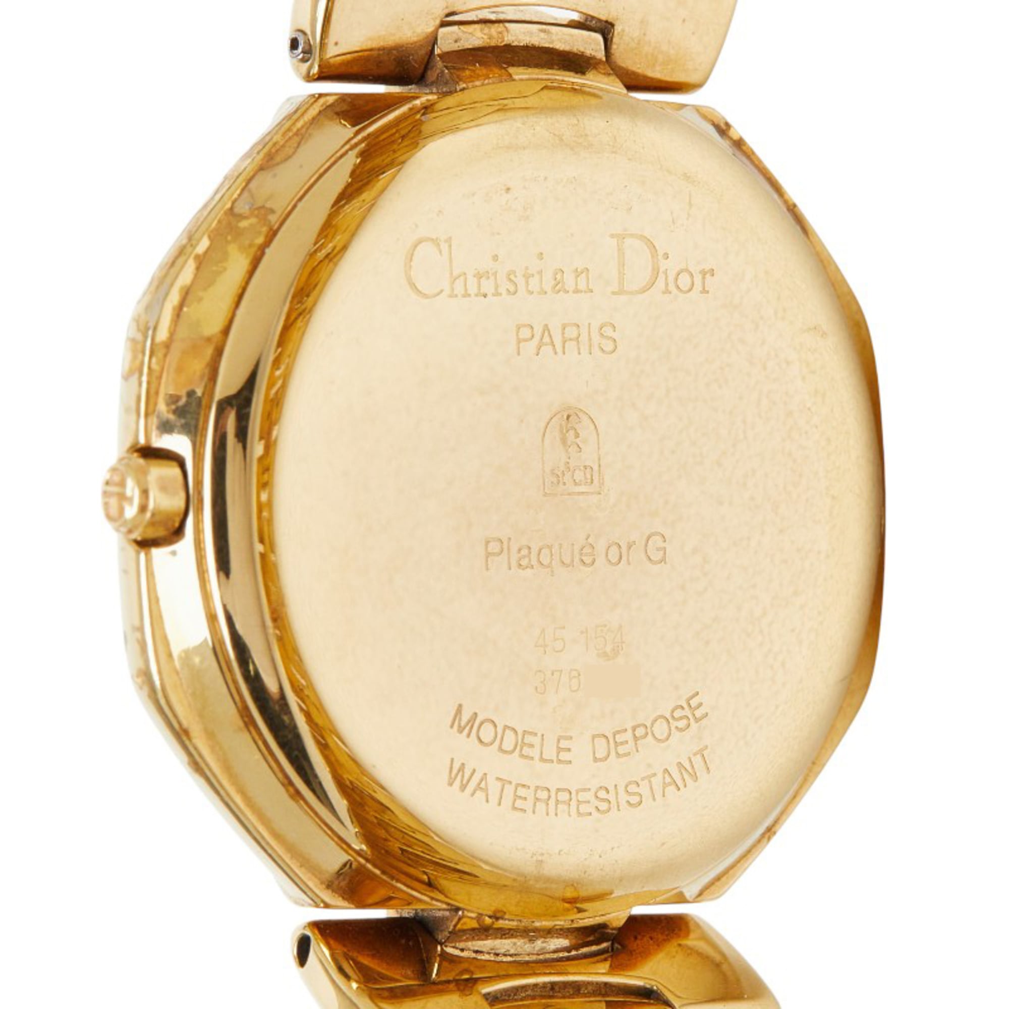 Christian Dior Gold Dial 32mm Watch