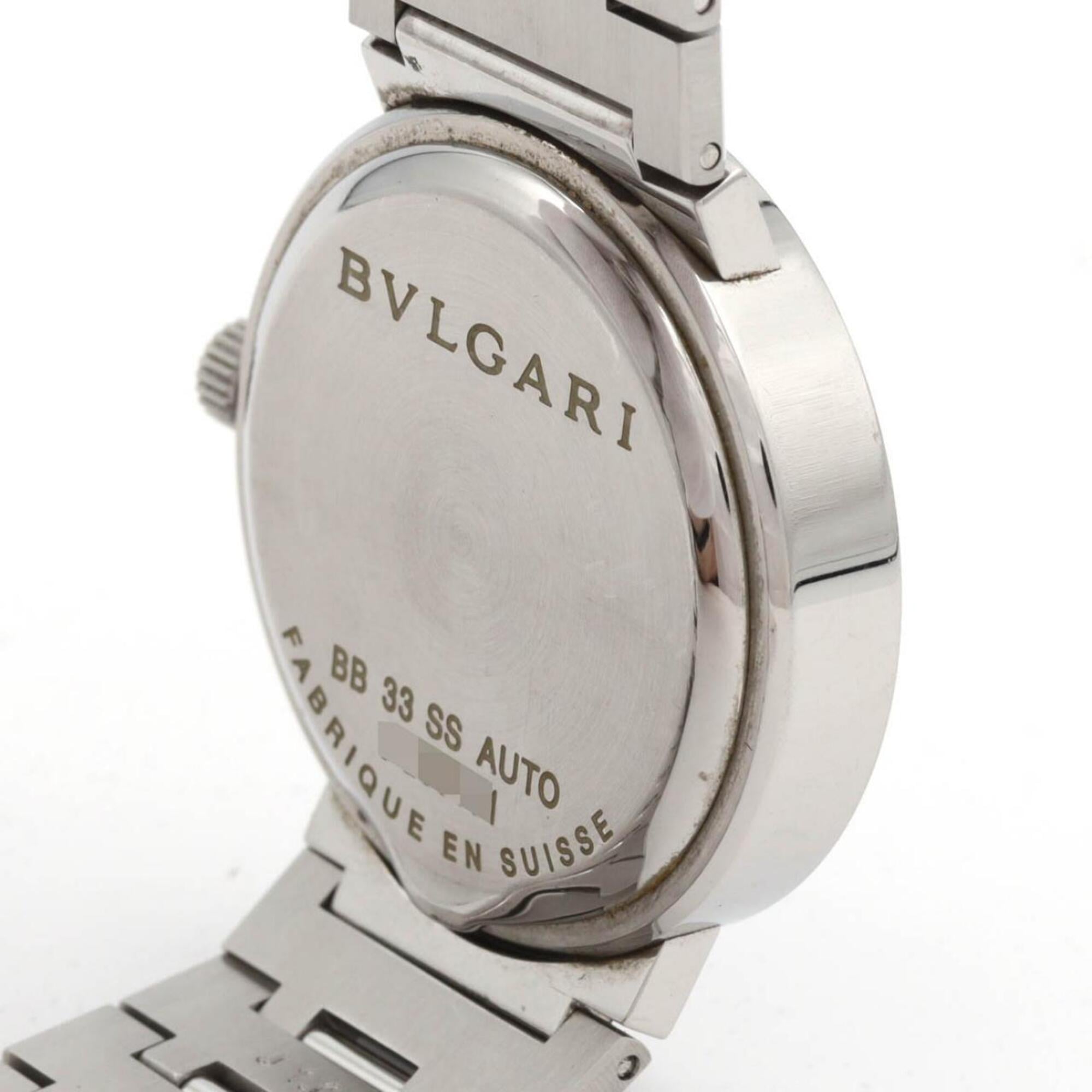 Bvlgari Bulgari BB33SSAUTO/BB33SSD/AT Black Dial 33mm Watch