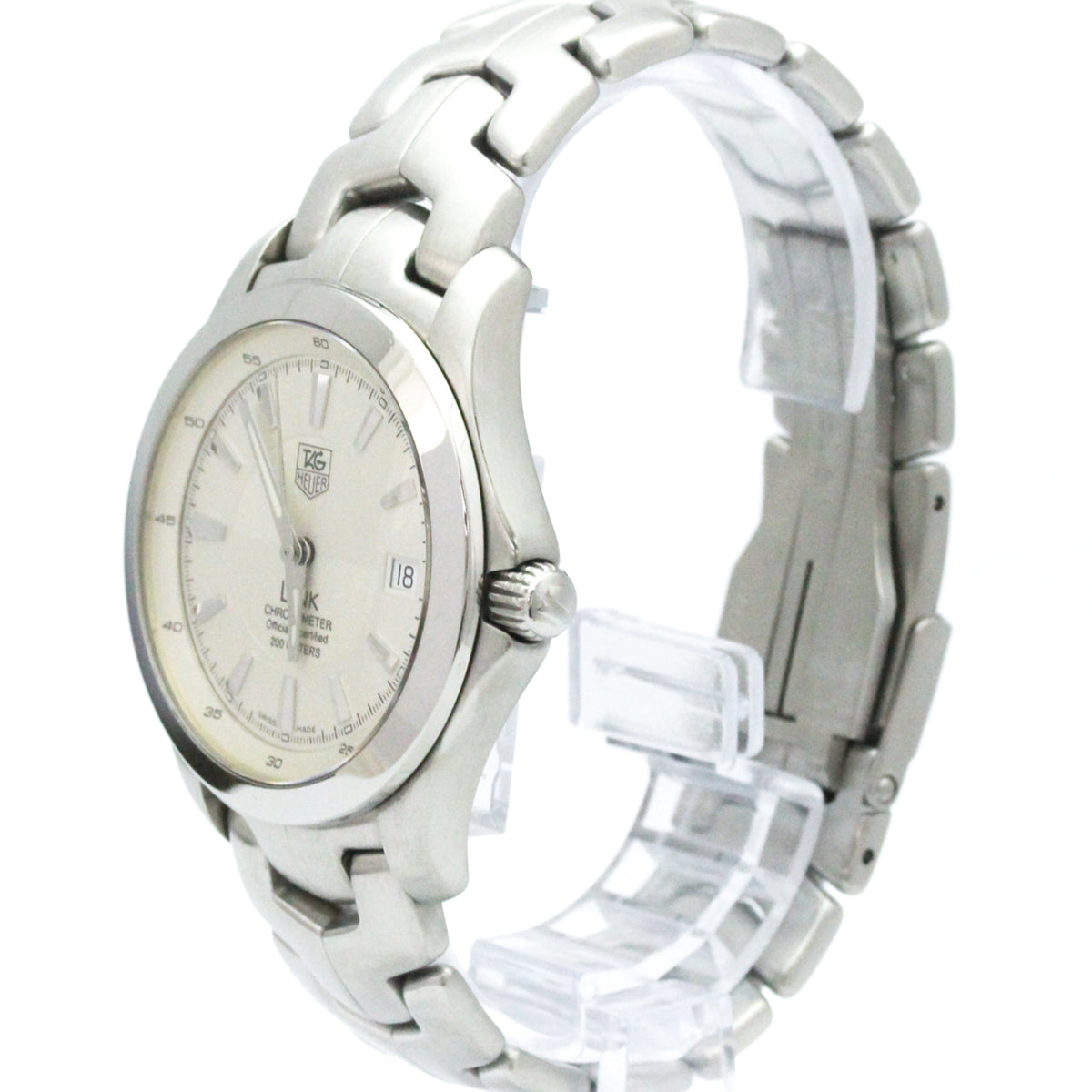 TAG Heuer Link WJF5111 Silber Zifferblatt 39mm Uhr