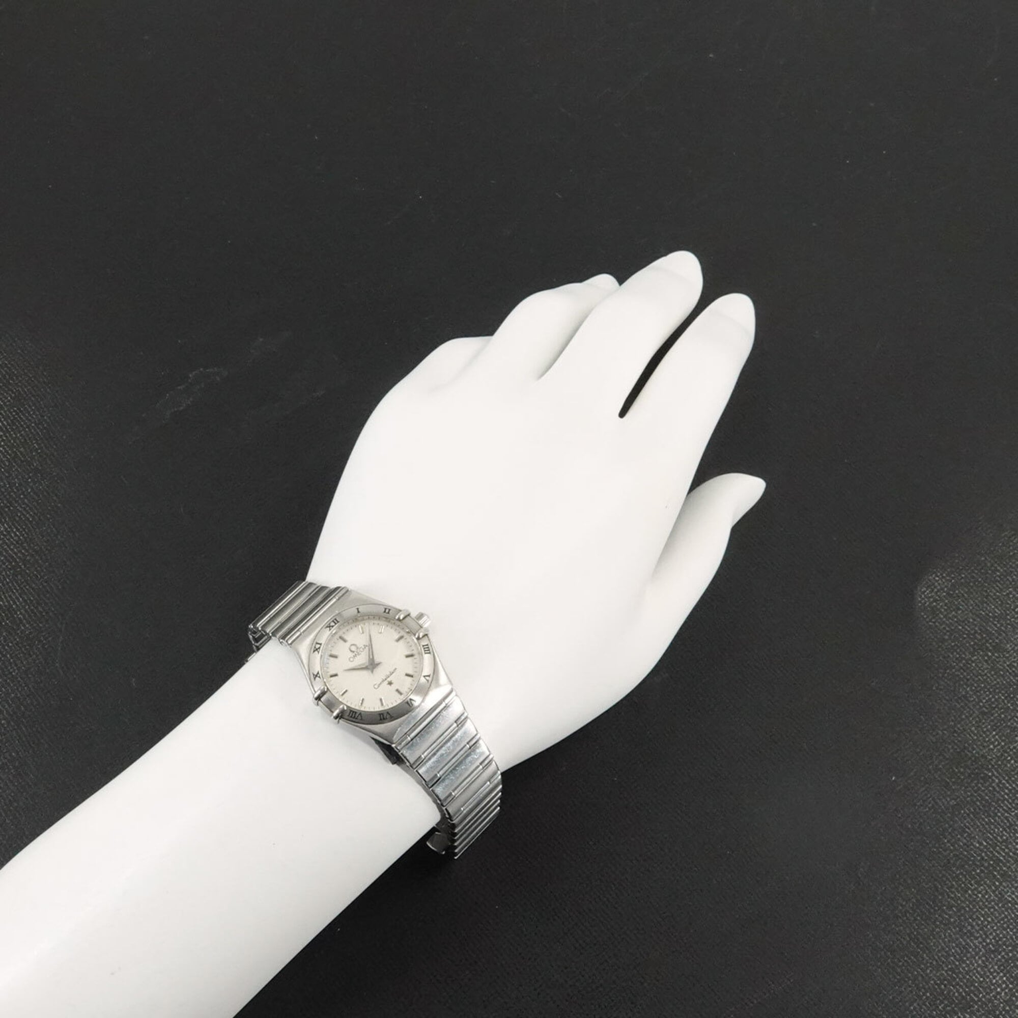 Omega Constellation 1572 30 dameshorloge, zilver, quartzhorloge