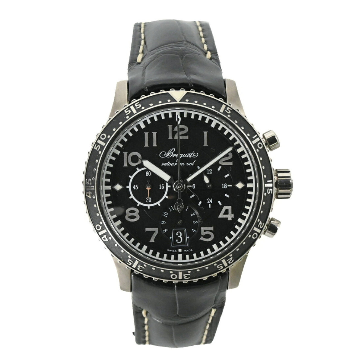 Breguet Transatlantic Type XXI 3810TI/H2/3ZU Black Dial 42mm Watch