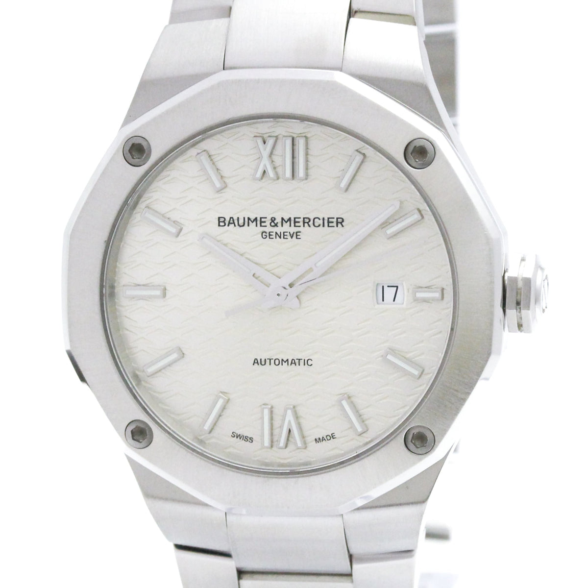 Baume & Mercier Riviera M0A10622 Silber Zifferblatt 42 mm Uhr
