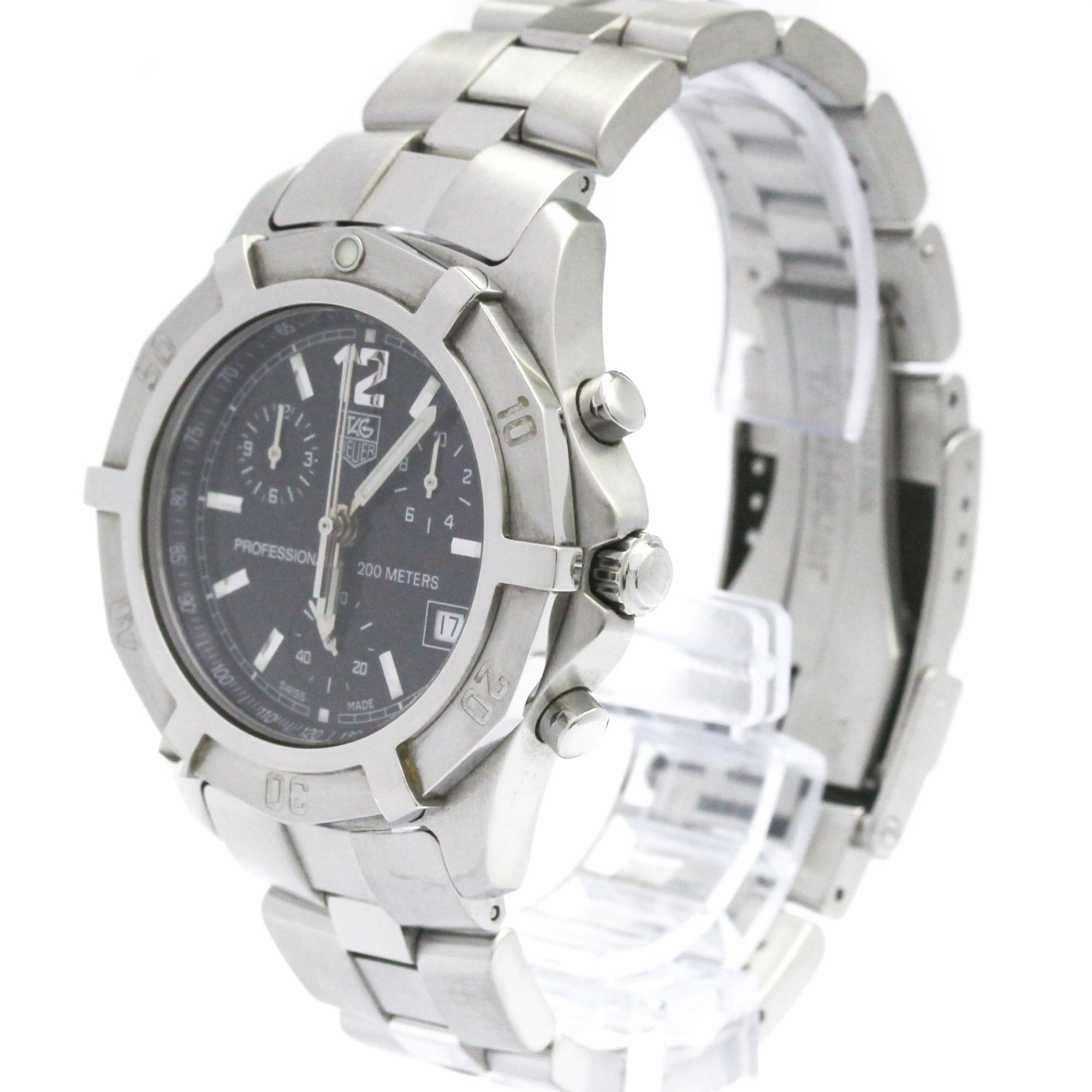 TAG HEUER 2000 Stainless Steel Quartz Mens Watch CN1110 Polished