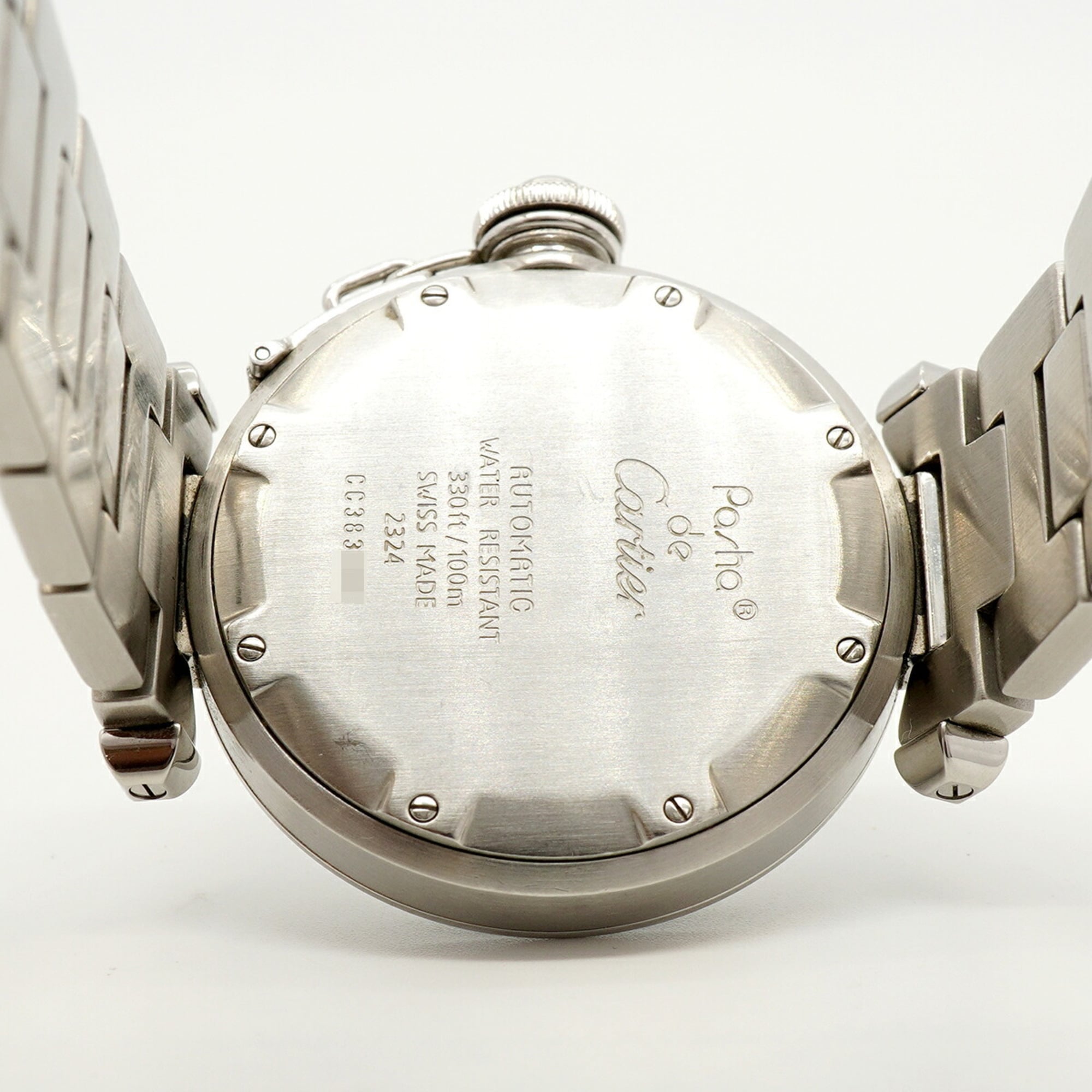 Cartier Pasha C W31015M7 White Dial (Boys' Size)