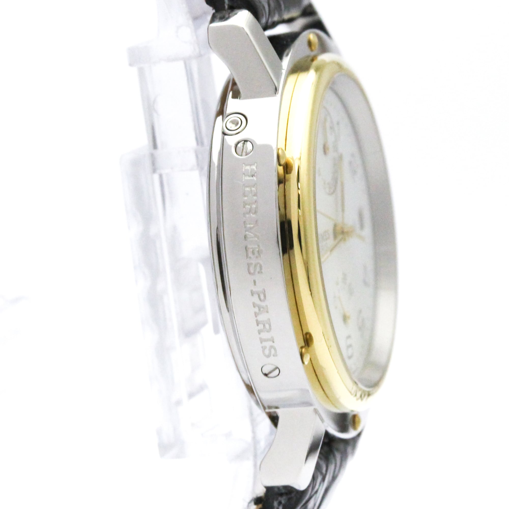 Hermes Clipper CL5.720 White Dial 36mm Watch