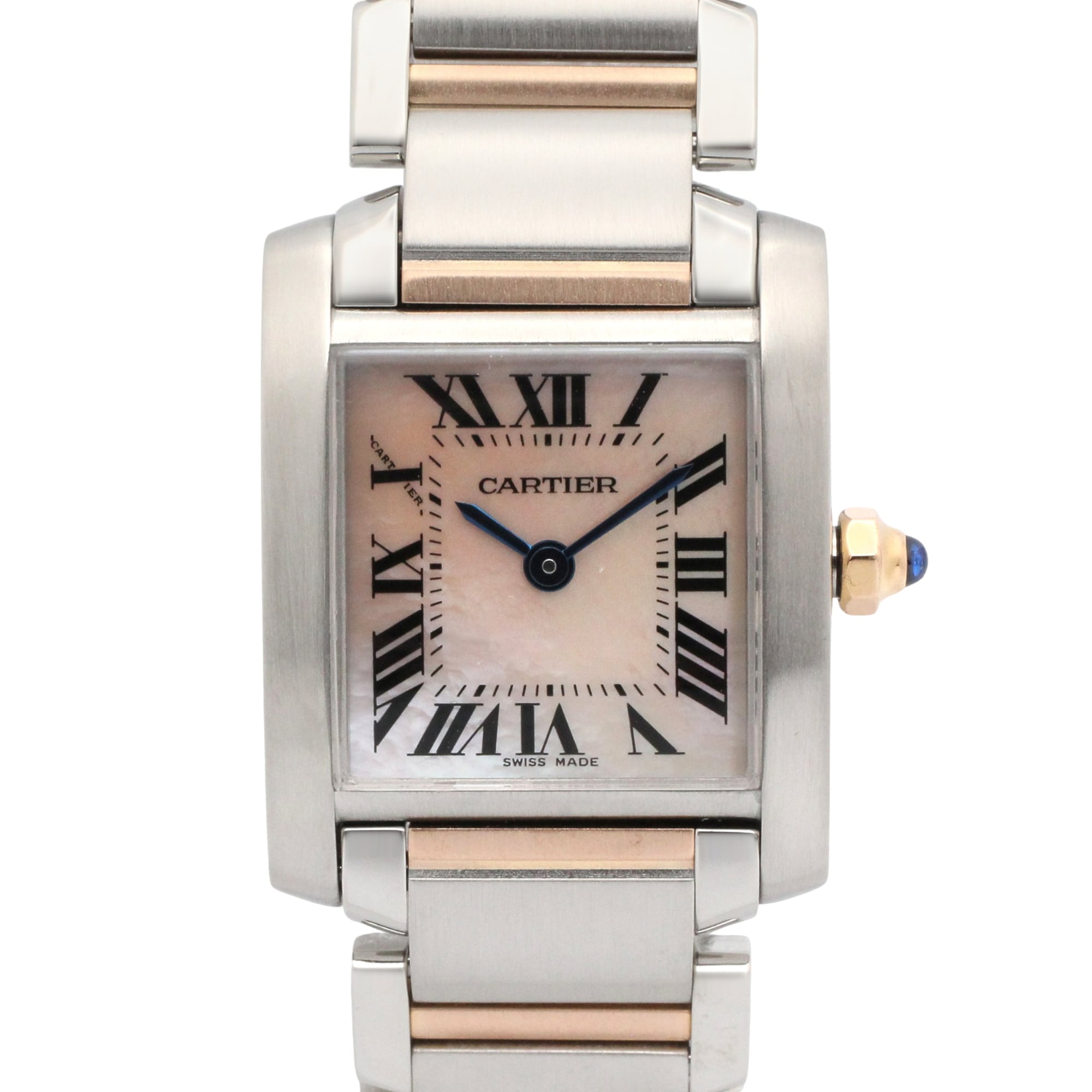 Cartier Tank W51027Q4 Pink Dial 20mm Watch