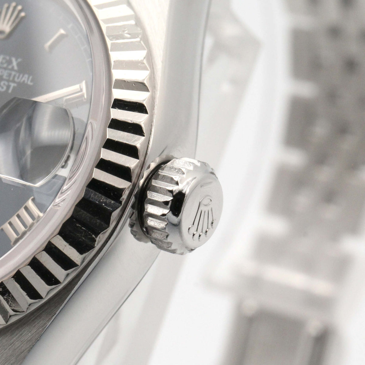 Rolex Datejust T-series 18K 69174 Blue Dial 26mm Watch
